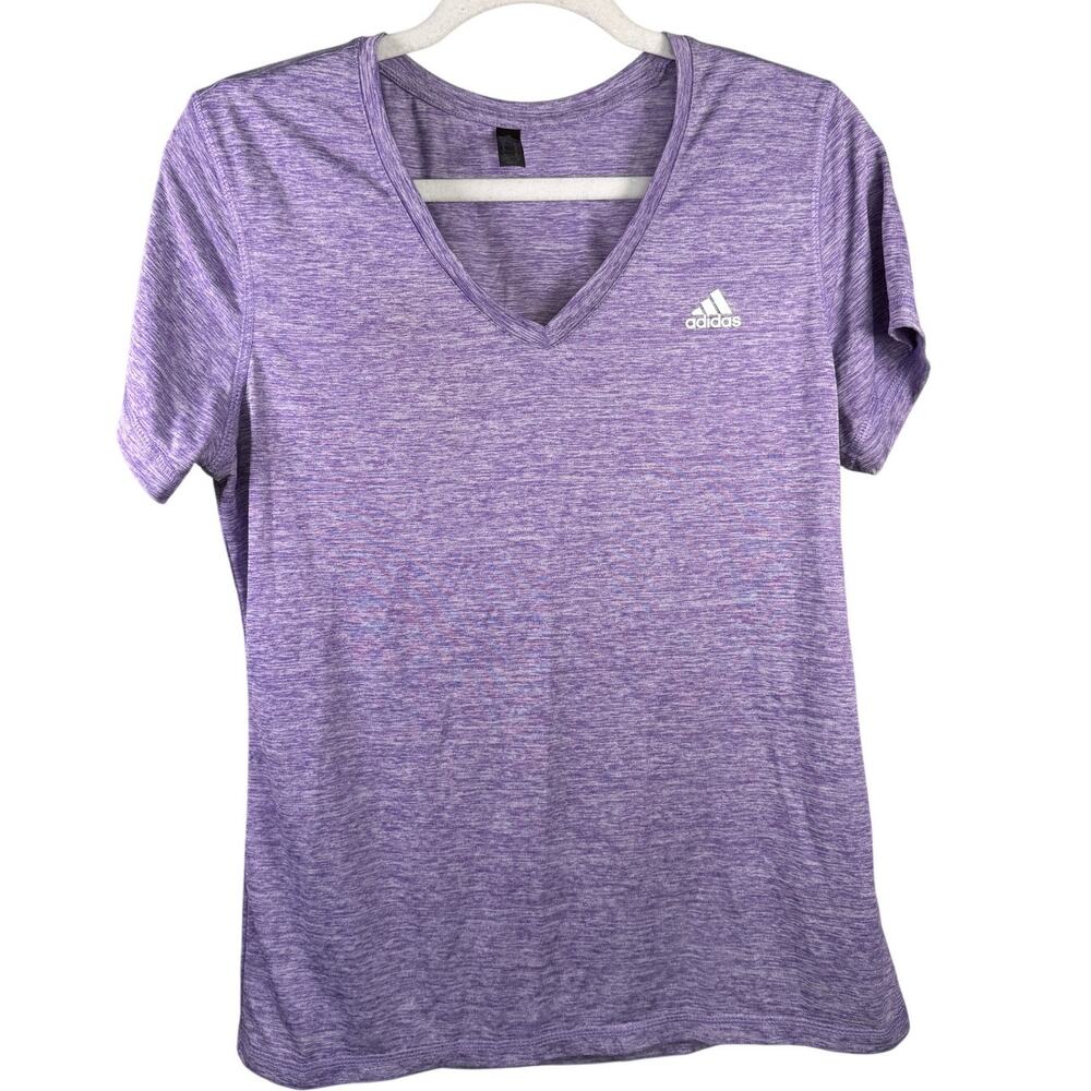 Adidas‎ Golf Short Sleeve Performance Shirt Workout Women's Size Medium Purple